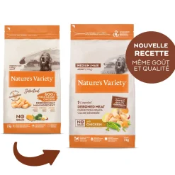 Nature's Variety No Grain Adulte Med/Max Poulet 3 kg