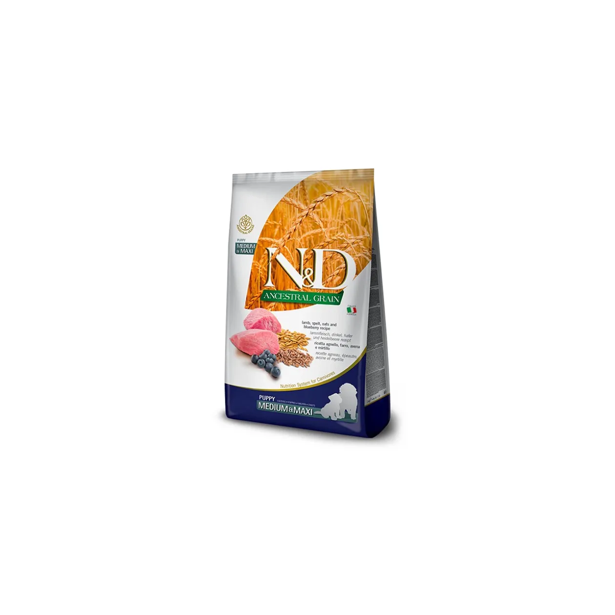 N&D Farmina Ancestral Grain Medium/Maxi Puppy Agneau 12 kg