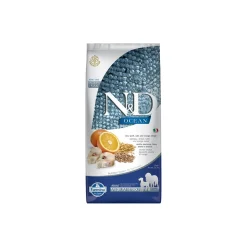 N&D Farmina Ocean Adult Medium/Maxi Cabillaud, épautre, avoine et orange 12kg