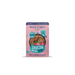 Nourriture humide pour chat Adult Saucen Menu Bœuf au potiron 12 x 70 g