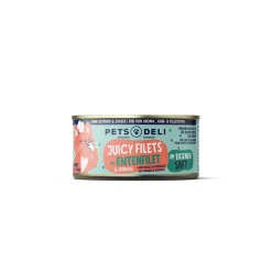 Nourriture humide pour chat Adult Juicy Filets au canard et aux asperges 12 x 70 g
