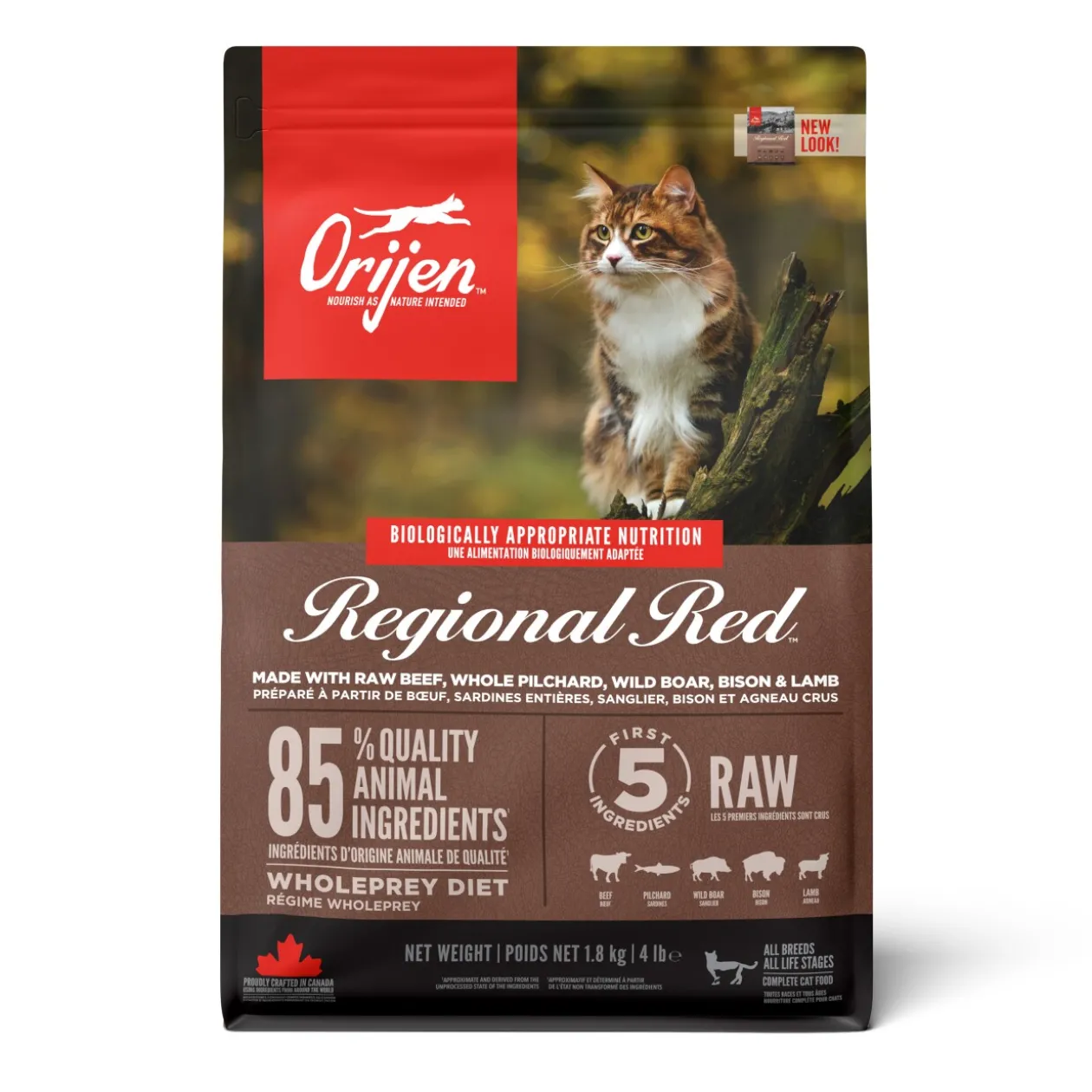 Orijen Croquettes chat Regional Red 1,8 kg