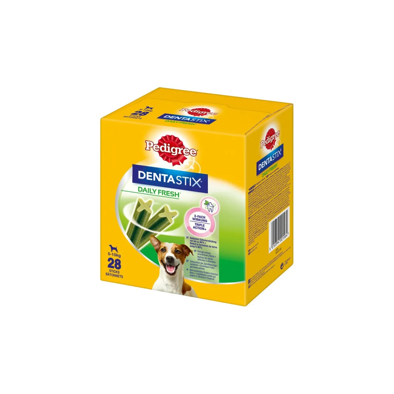 Pedigree Dentastix Fresh Bâtonnets hygiène bucco-dentaire pour petit chien 28 pcs 440 g