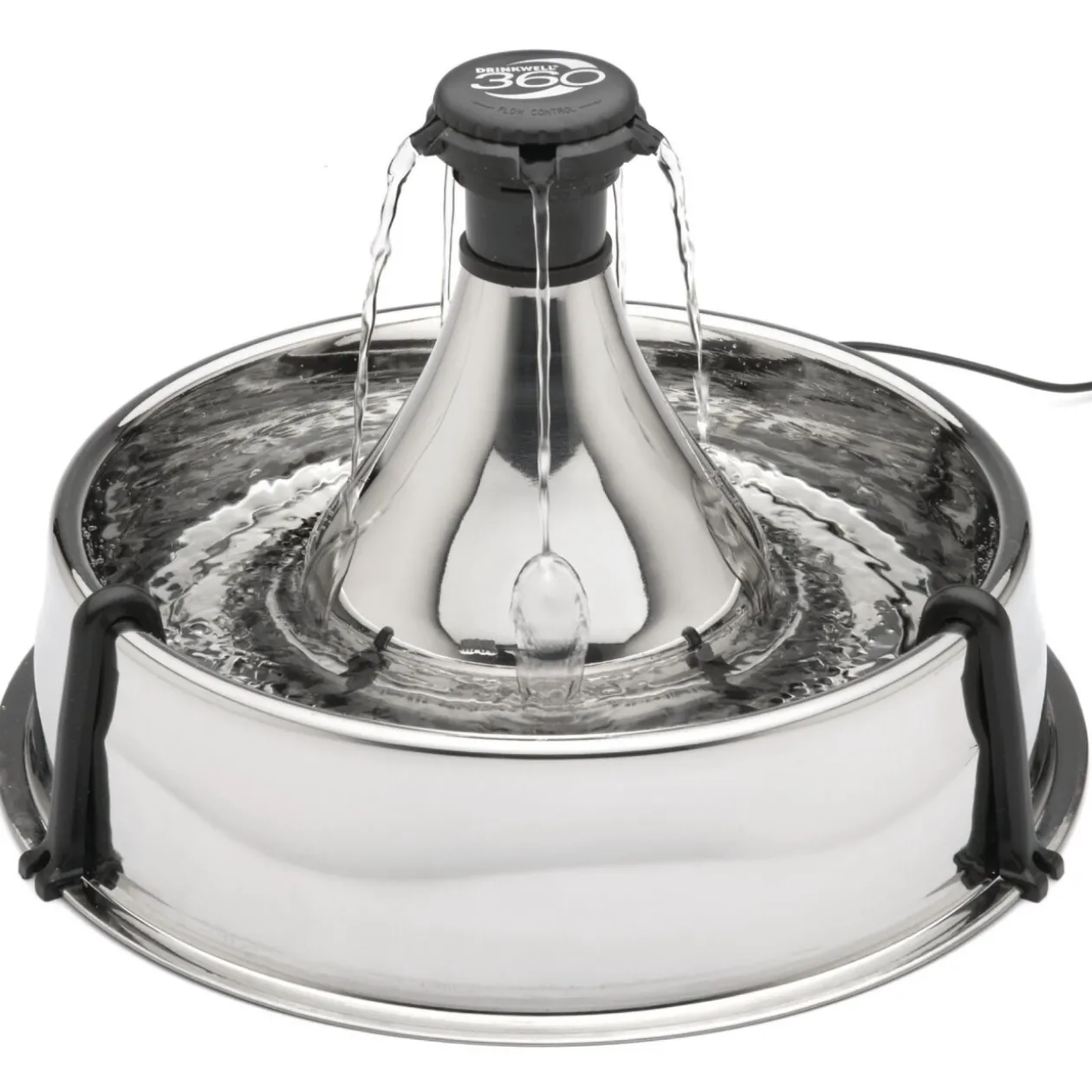 PetSafe Fontaine à eau Drinkwell en acier inoxydable 3,8 L