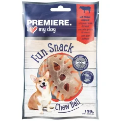 PREMIERE Balle à mâcher à la peau brute de bœuf 38 g