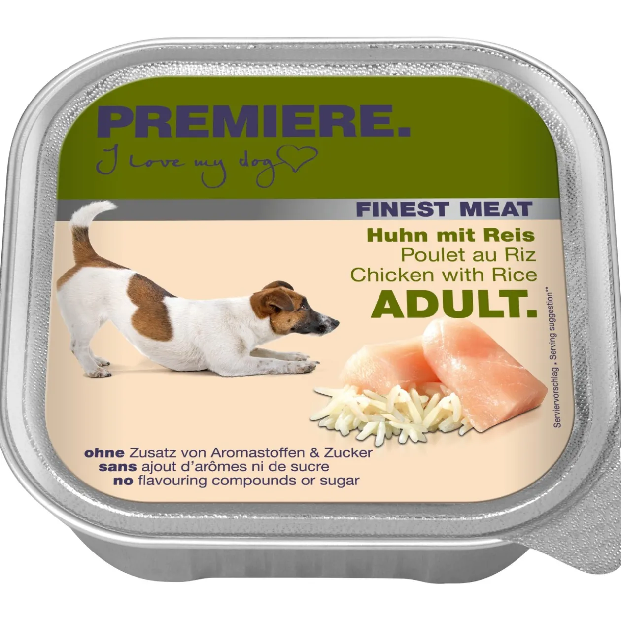 PREMIERE Finest Meat Adult Poulet et riz 10x150 g