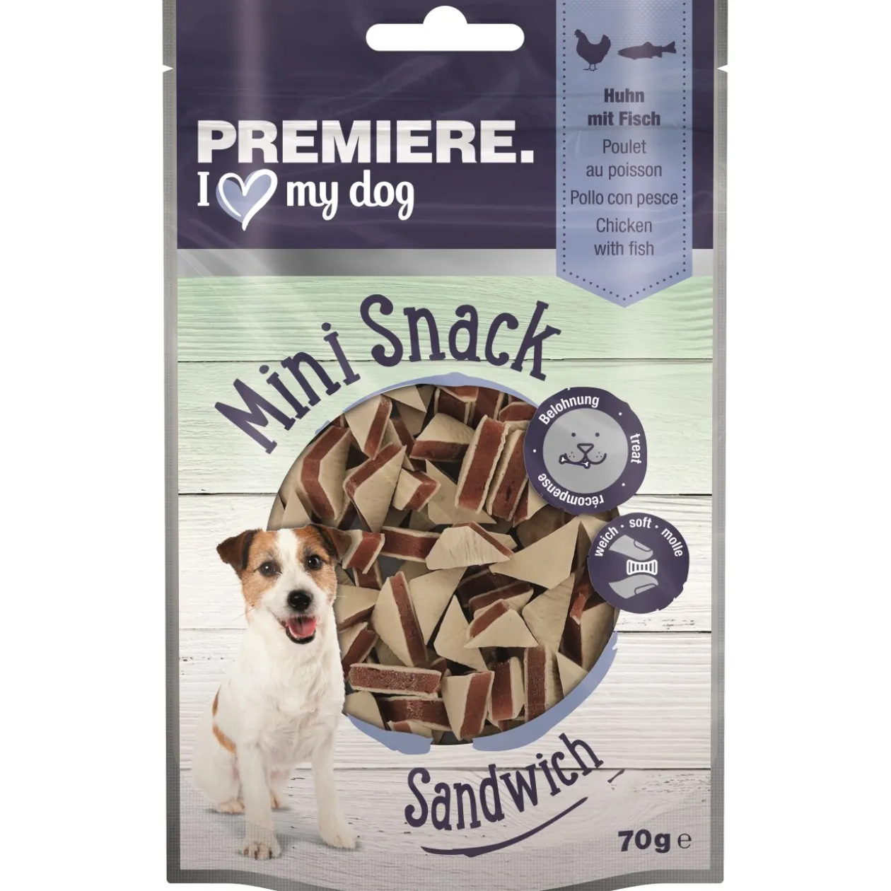 PREMIERE Mini Sandwich poulet et poisson 70 g