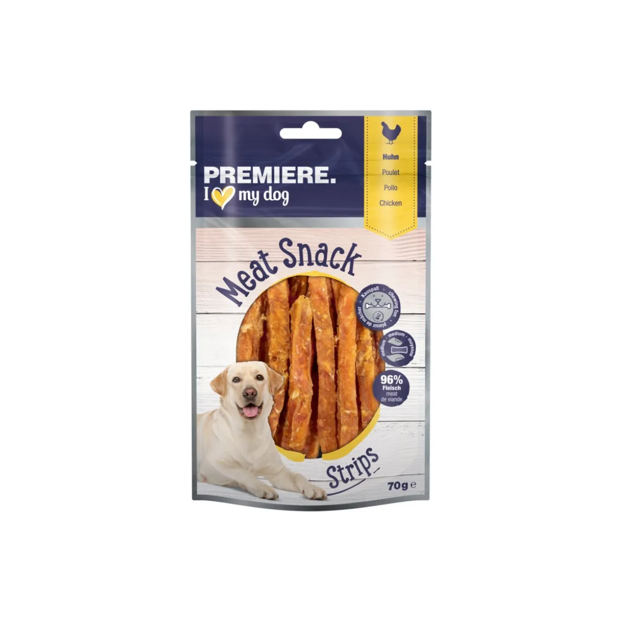 PREMIERE Poitrine de poulet en bande 5 x 70 g