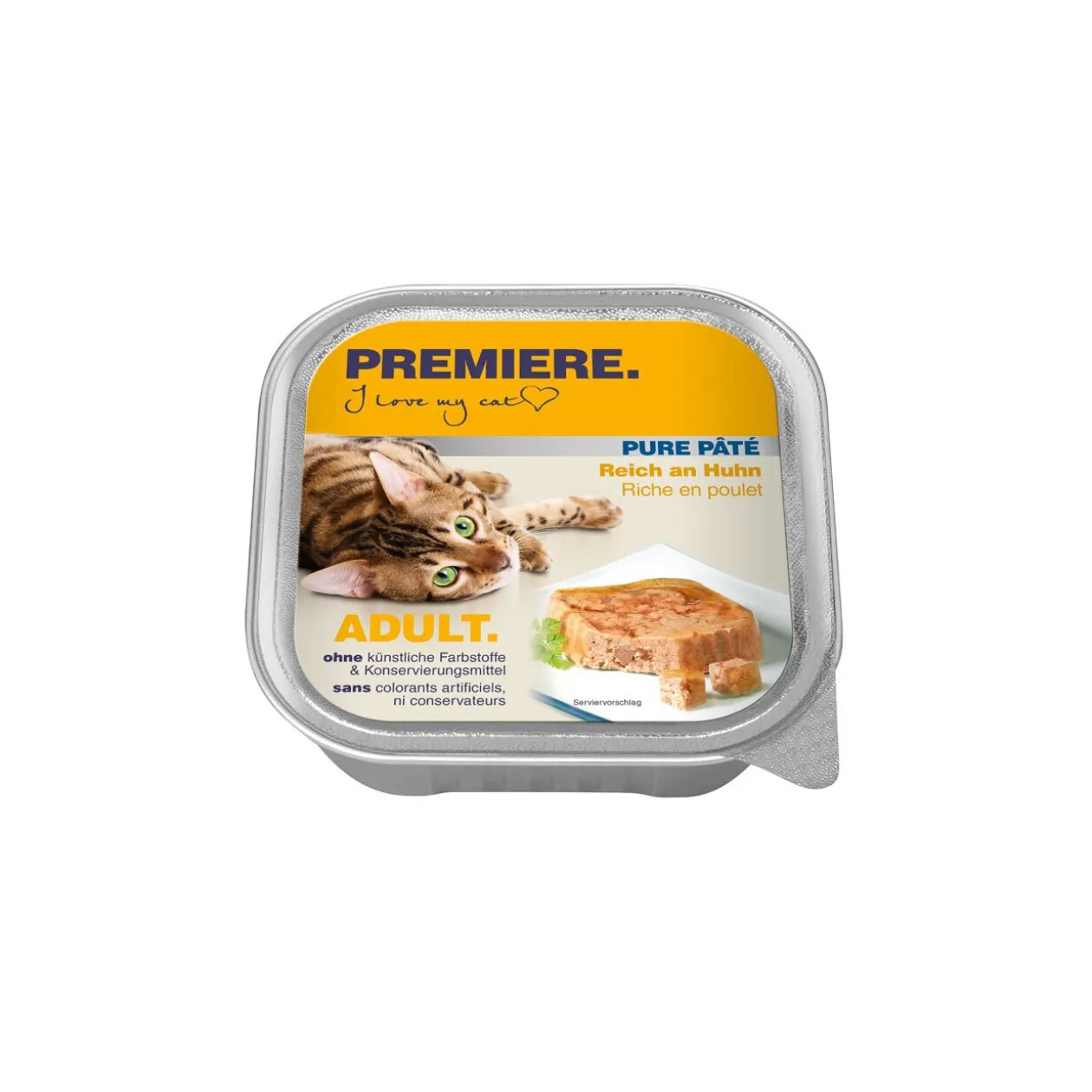 PREMIERE Pur Pâté Adult Poulet 16x100 g