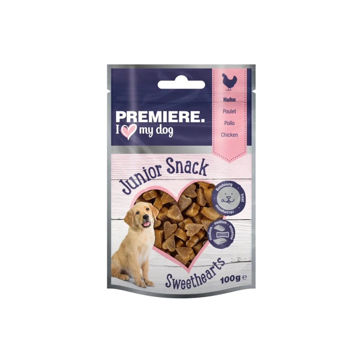 PREMIERE Snack d’entraînement Junior Poulet 6 x 100 g