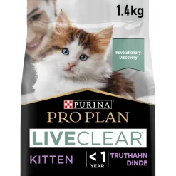 PRO PLAN Liveclear Kitten Dindon 1,4 kg
