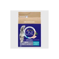 Purina ONE Croquettes pour Chat Adulte au Poisson et aux Céréales 3 kg