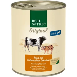 REAL NATURE Adult Bœuf et jambon ital. 6x800 g