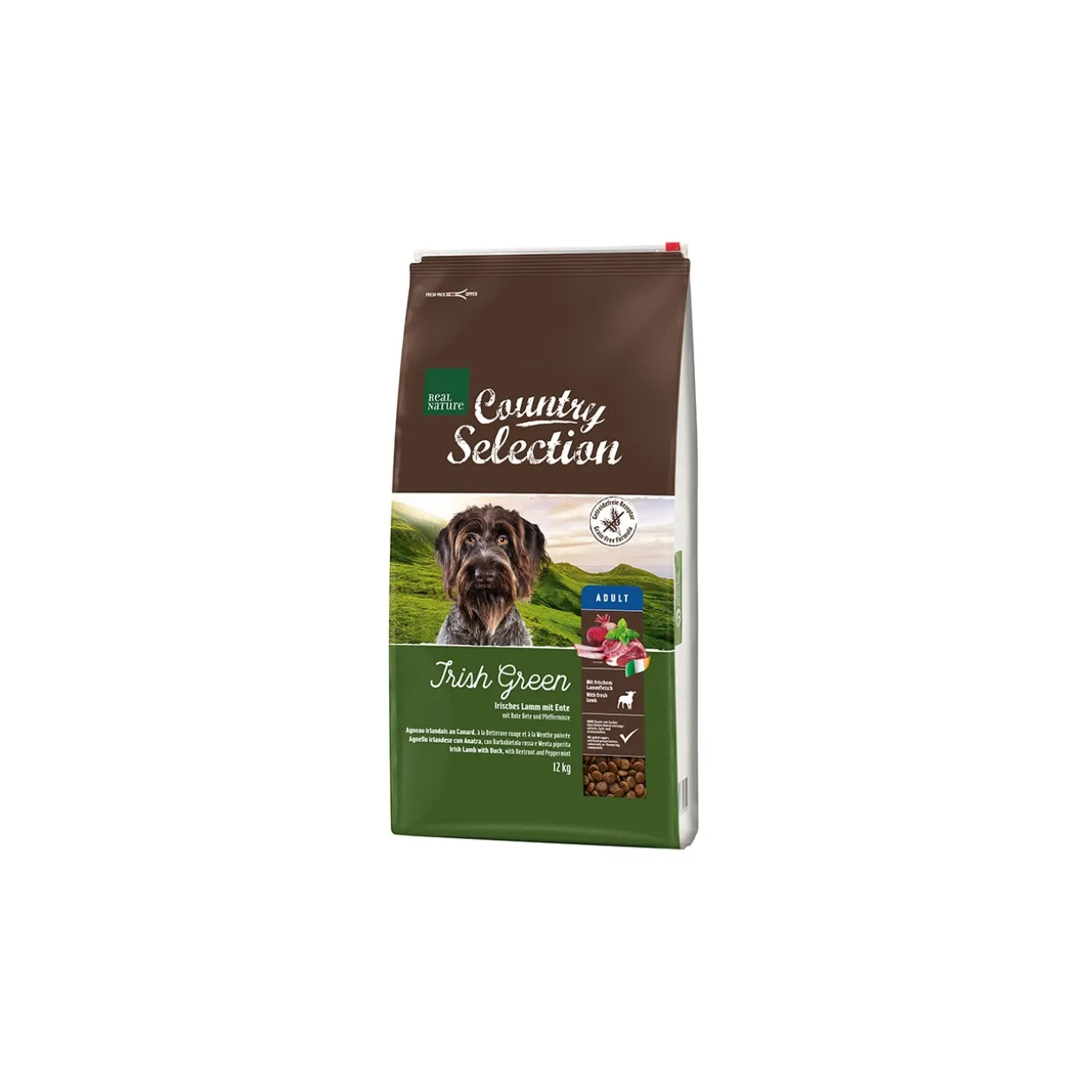 REAL NATURE Country Selection Irish Green agneau irlandais au canard 12 kg