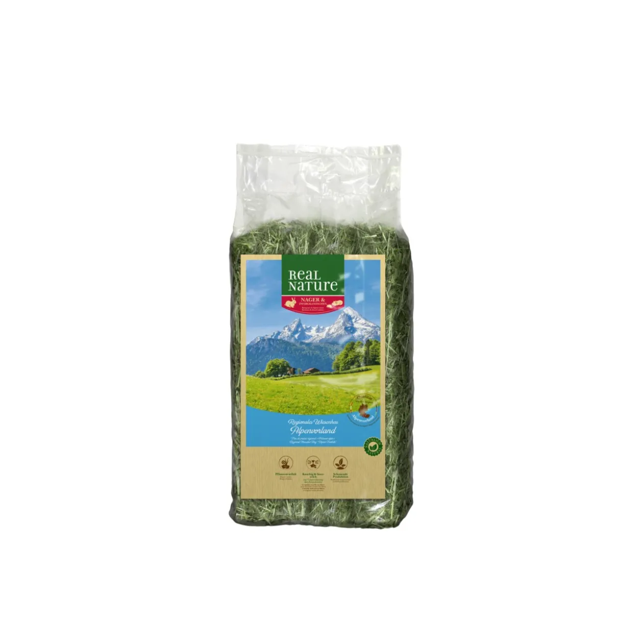 REAL NATURE Foin de prairie Piemont alpin 1.5kg
