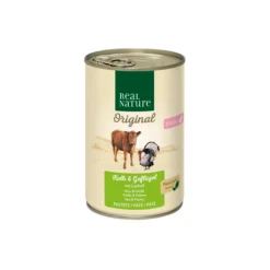 REAL NATURE Kitten veau et volaille à l’huile de saumon 6x400 g