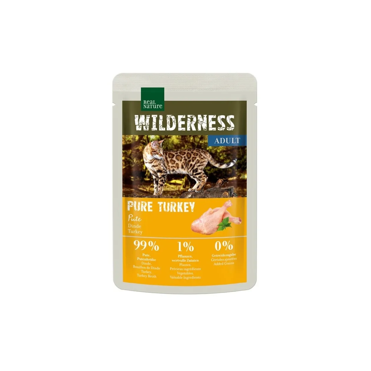 REAL NATURE Wilderness Adult Pure Turkey 12x85 g