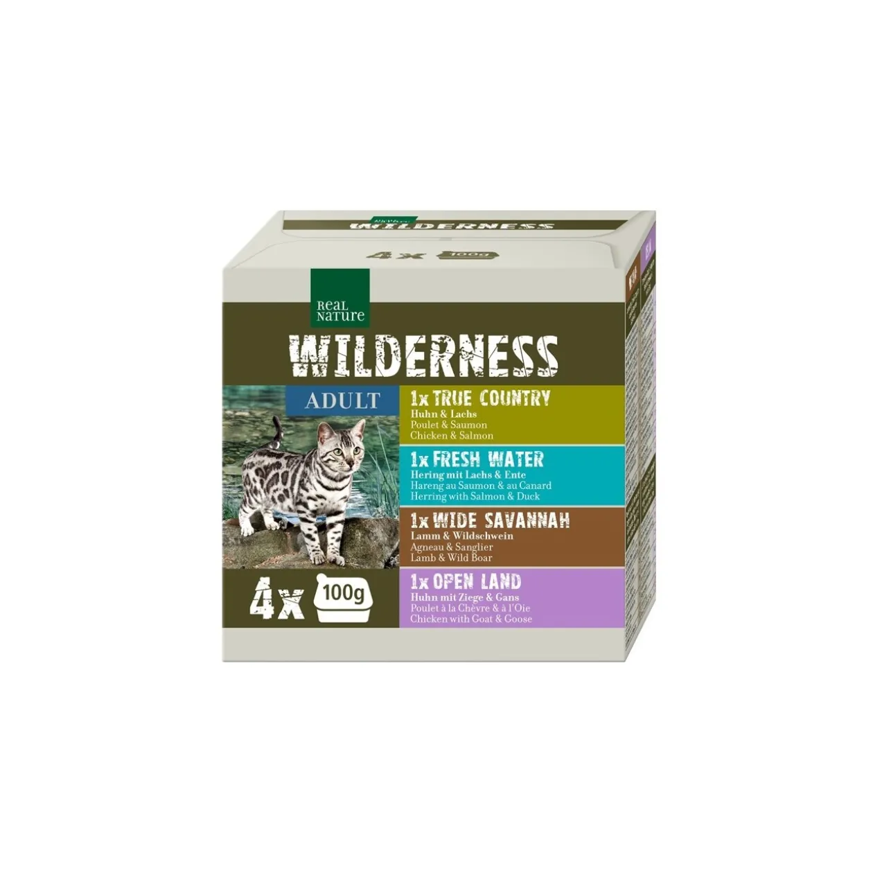 REAL NATURE Wilderness Adult 4 x 100 g Multipack 2