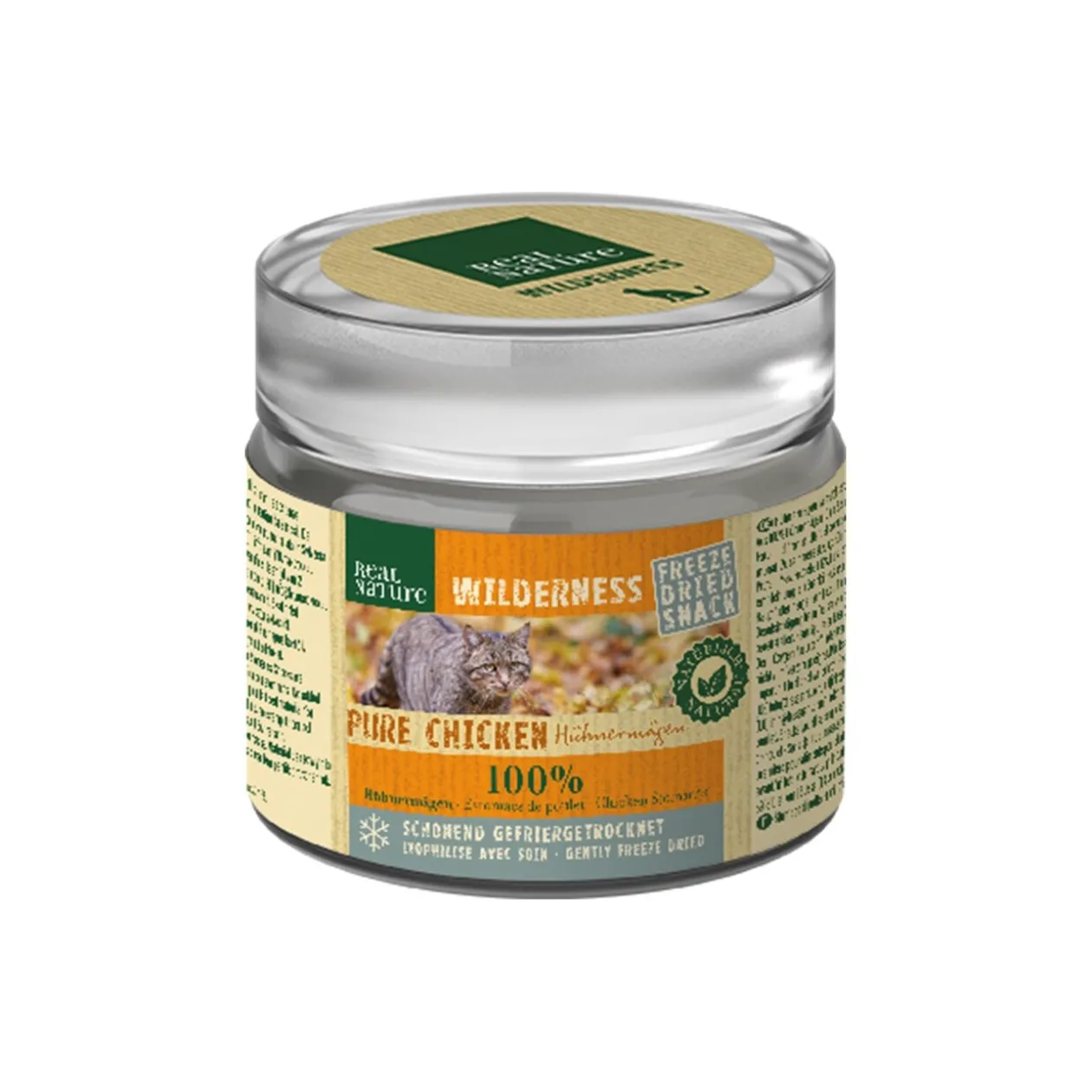 REAL NATURE Wilderness estomacs de poulet lyophilisés 6 x 15 g