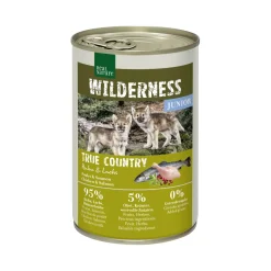 REAL NATURE WILDERNESS Junior Poulet avec saumon 6x400 g