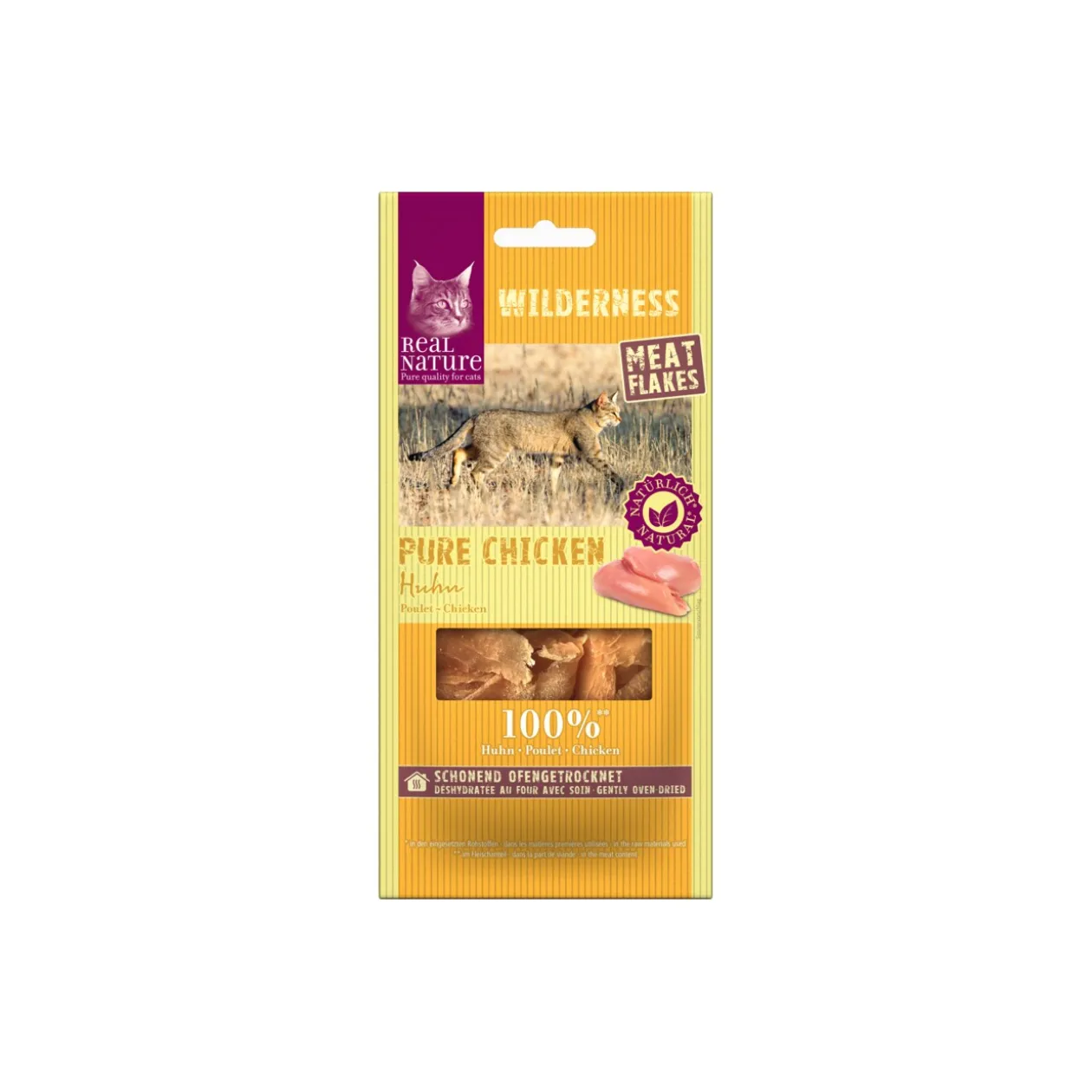 REAL NATURE WILDERNESS Meat Flakes 12x10g Pure Chicken