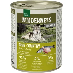 REAL NATURE WILDERNESS Senior True Country Huhn & Lachs 6x800 g