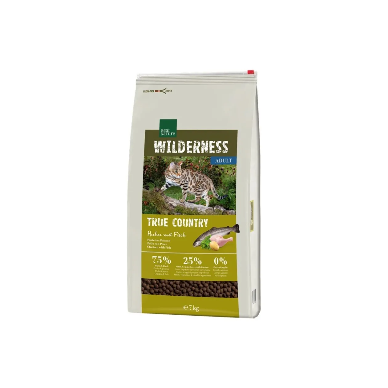 REAL NATURE WILDERNESS True Country Adult Poulet au poisson 7 kg