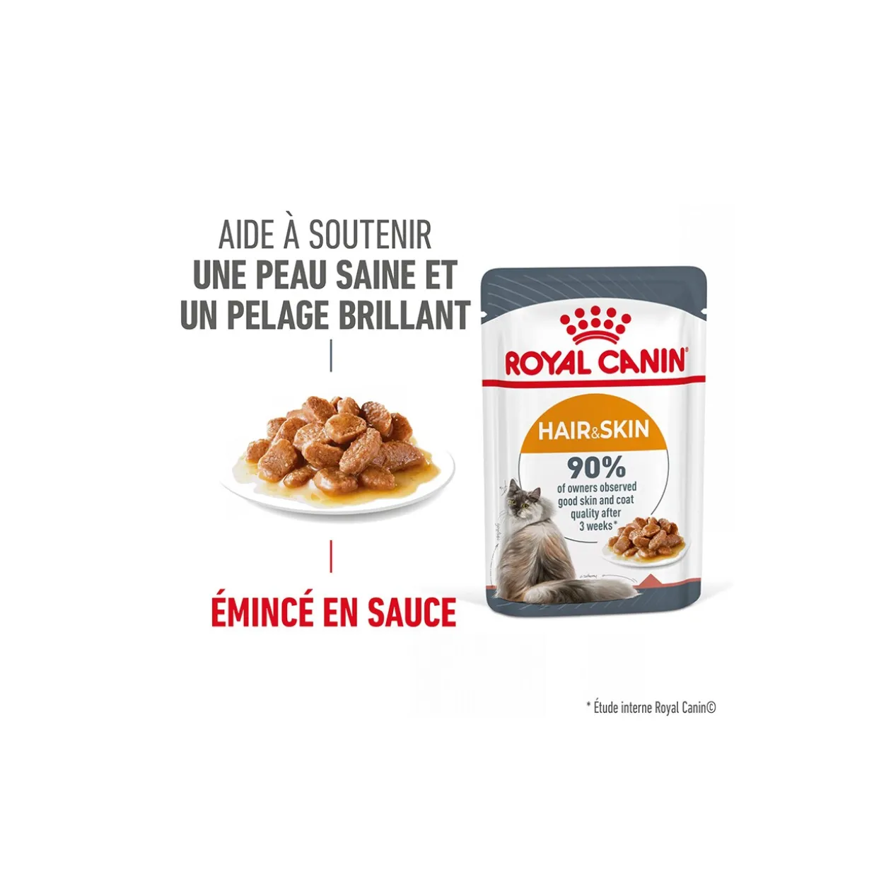 ROYAL CANIN Hair & Skin en sauce 12x85 g