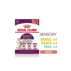 ROYAL CANIN Sensory Smell Taste Feel Multipack en sauce 12x85 g