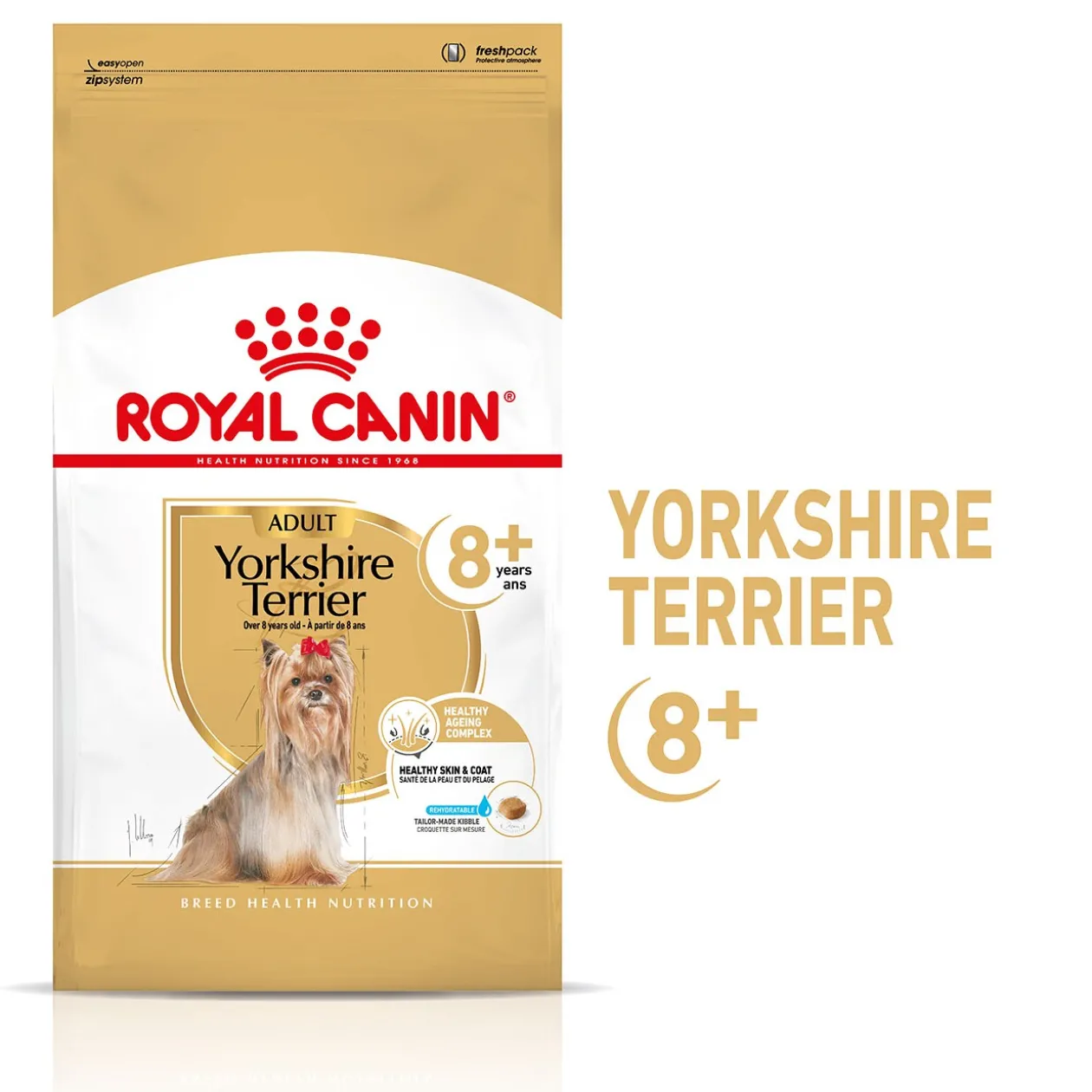 ROYAL CANIN Yorkshire Terrier 8+ pour chiens âgés 1,5 kg