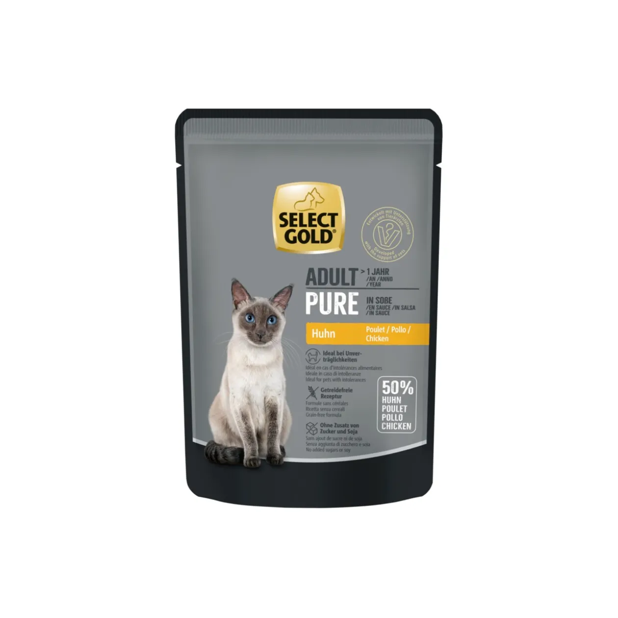 SELECT GOLD Adult Pure en sauce Poulet 12x85 g