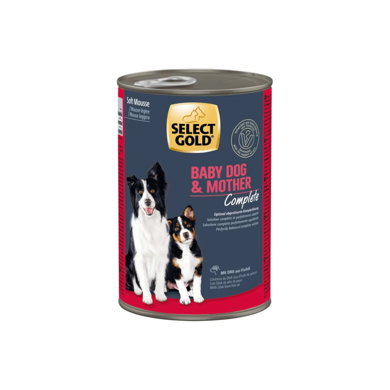 SELECT GOLD Baby Dog & Mother Soft Mousse 6x360 g