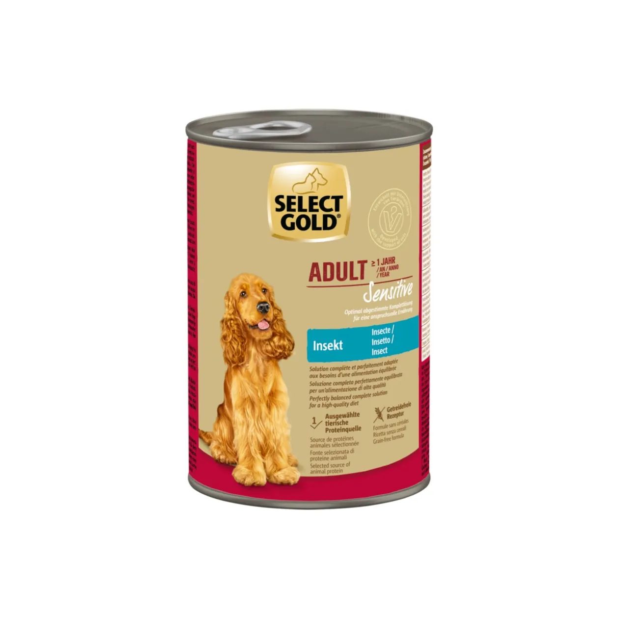 SELECT GOLD Extra Sensitive Adult Insect 6x400 g
