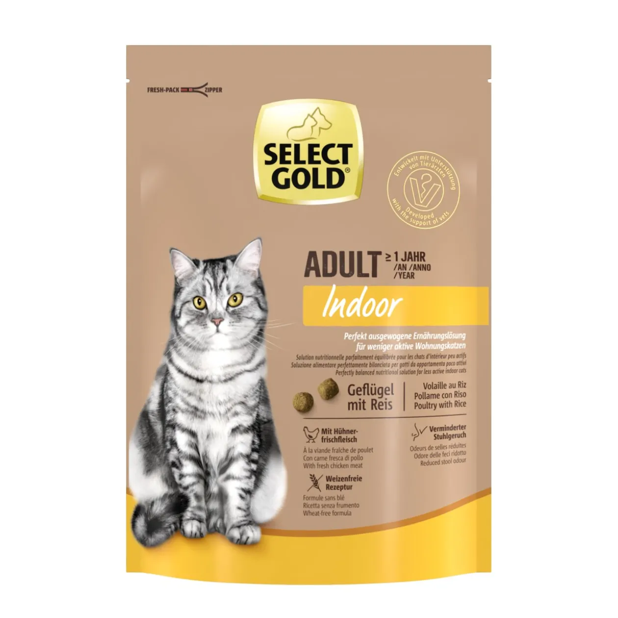 SELECT GOLD Indoor Adult Volaille & riz 300 g