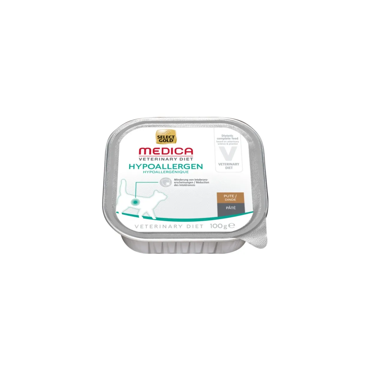 SELECT GOLD Medica Hypoallergéniques 16 x 100 g Dinde et riz 16x100 g