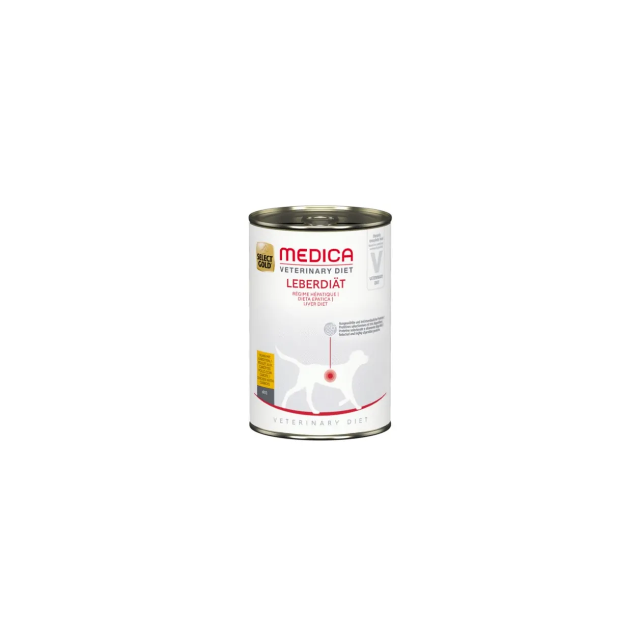 SELECT GOLD Medica Régime hépatique 6x400 g
