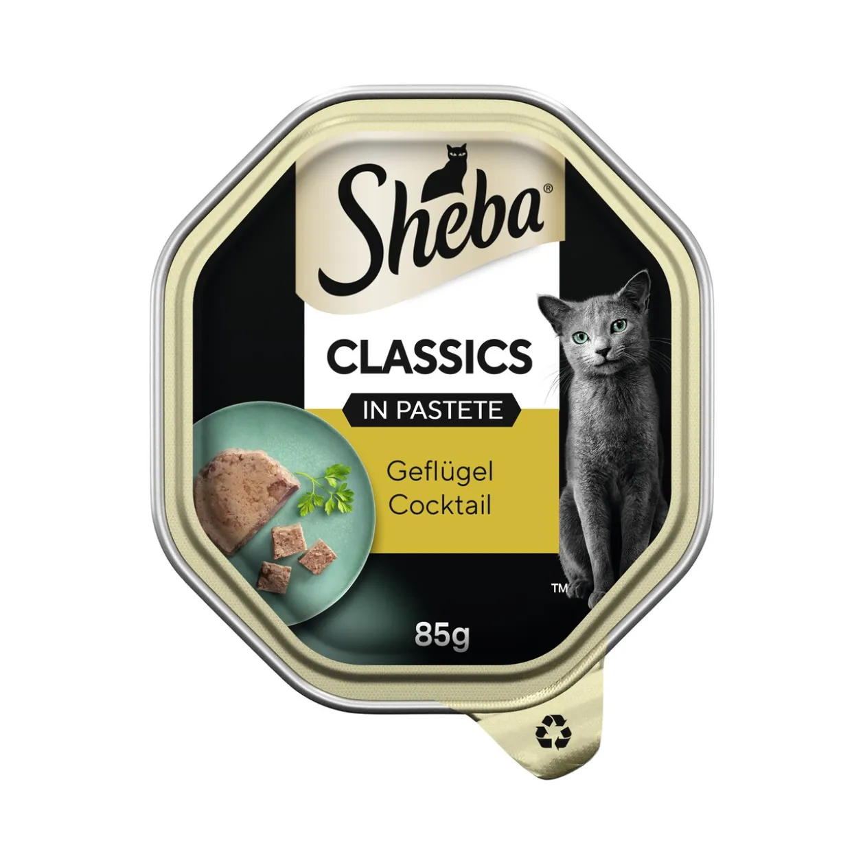 Sheba Classics en pâté 22x85g Cocktail de volaille