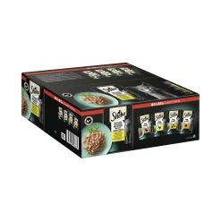 Sheba Multipack Giant-Pack Délicatesse en gelée Variation de volaille 80 x 85 g