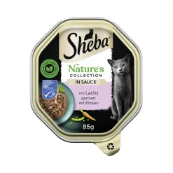 Sheba Nature ́s Collection 22 x 85 g en sauce Saumon aux petits pois