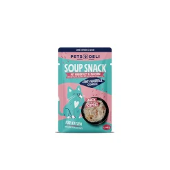 Snack chat Adult Functional Suppe Anti-Hairball Bœuf 12 x 40 g