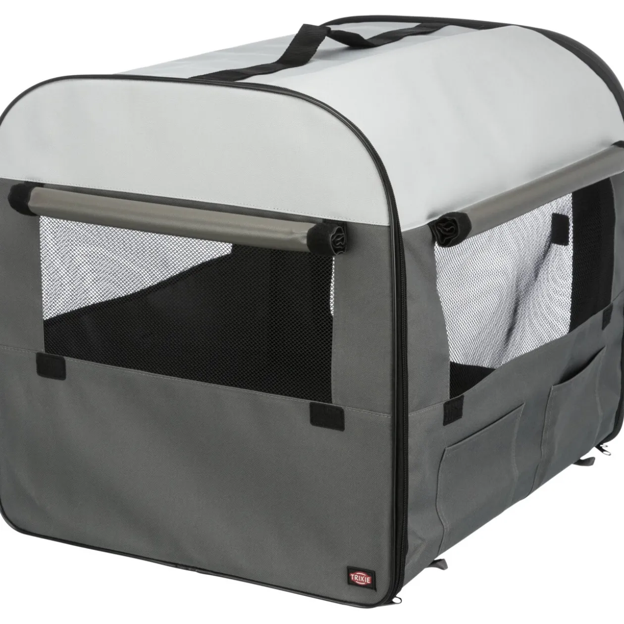 Trixie Soft Kennel Basic Box gris foncé/gris clair S