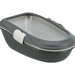 Trixie Toilettes pour chat Berto, avec rebord, système de séparation