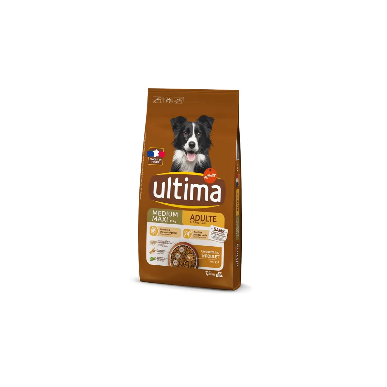 Ultima Medium-Maxi Adulte avec du Poulet 7,5 kg