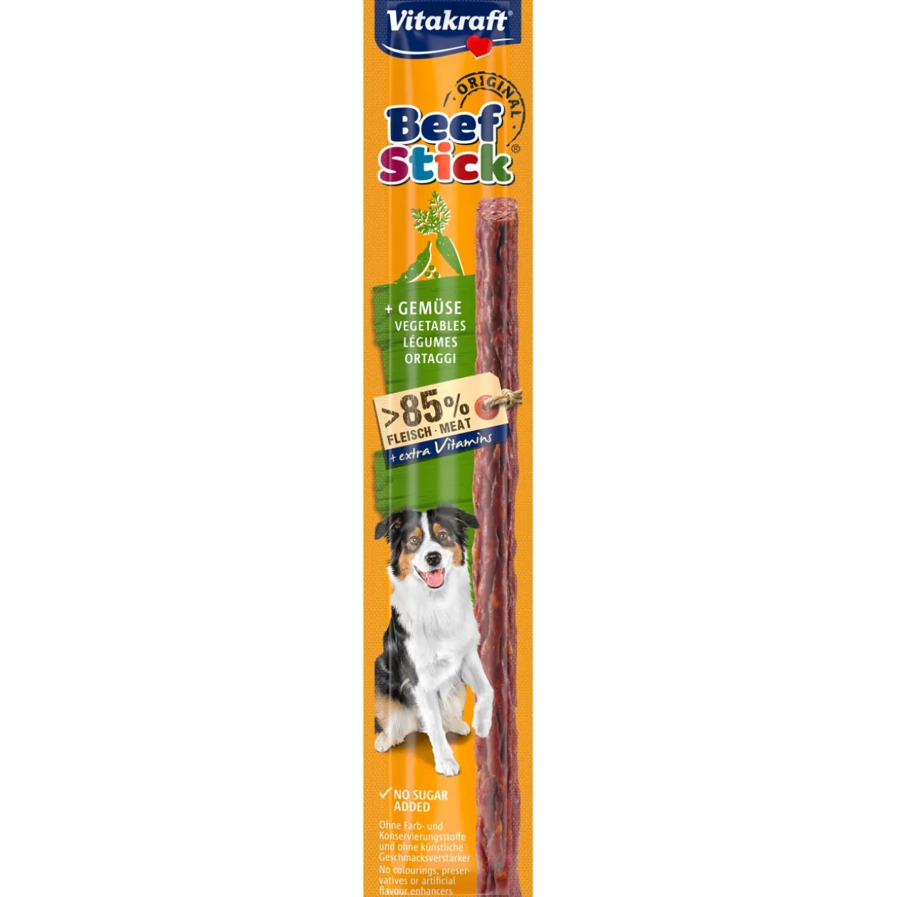 Vitakraft Bâtonnets au bœuf 50 x 12 g Fruits & légumes