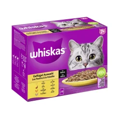 Whiskas Multipack 7+ sélection de volailles en sauce 12 x 85 g