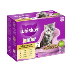 Whiskas Multipack Junior sélection de volailles en gelée 12 x 85 g